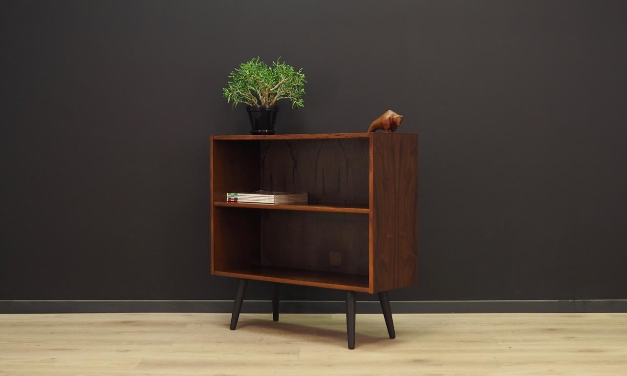 Veneer Bookcase Danish Design Rosewood Vintage