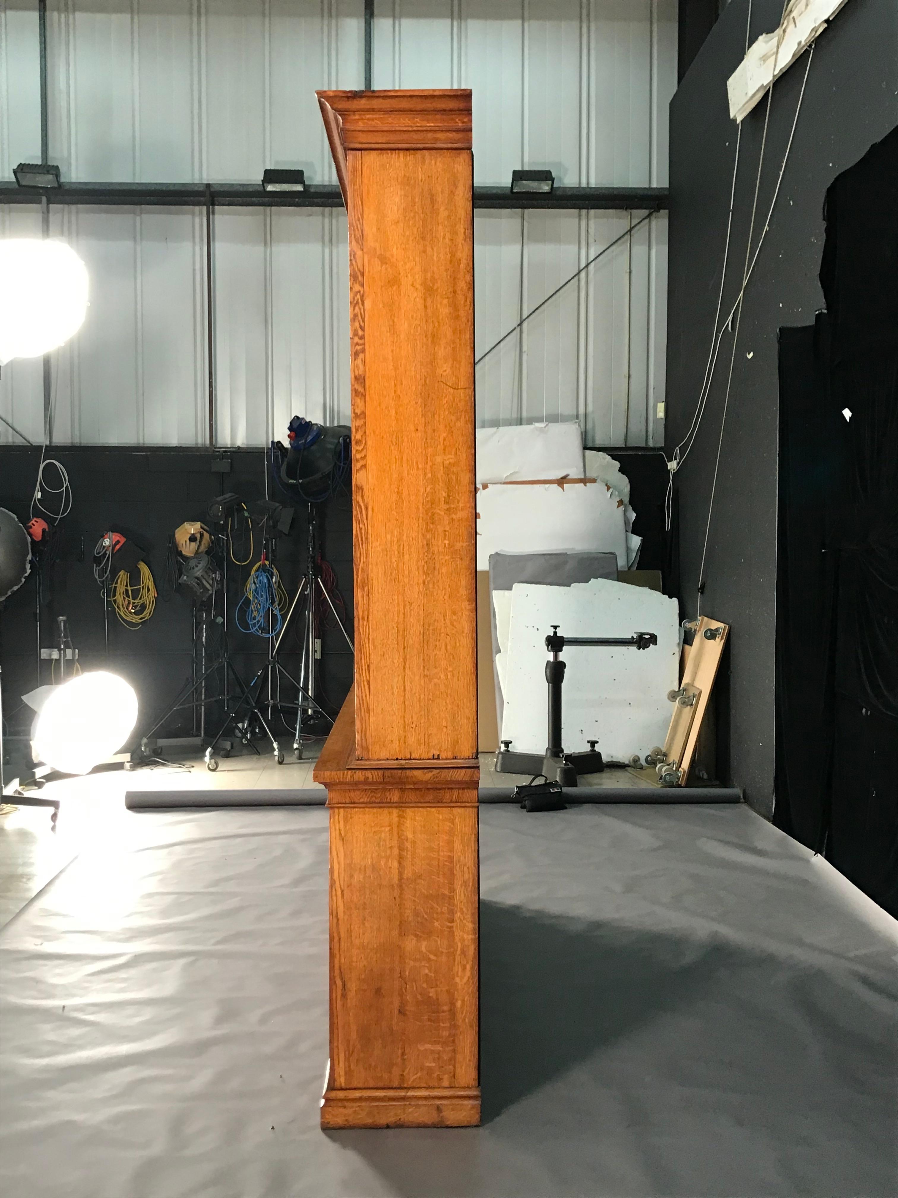Libreria, Vetrata, A libera installazione, A tutta altezza, Gotica, Oak  H271cm 107