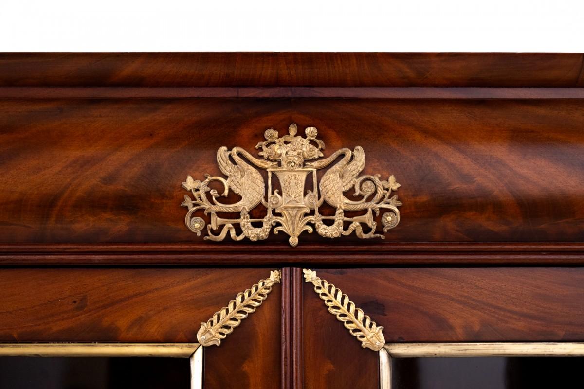 Bookcase in Empire style, France, around 1860. After renovation. 1