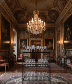 Bookcase in Glass and Iron, 1960, French
