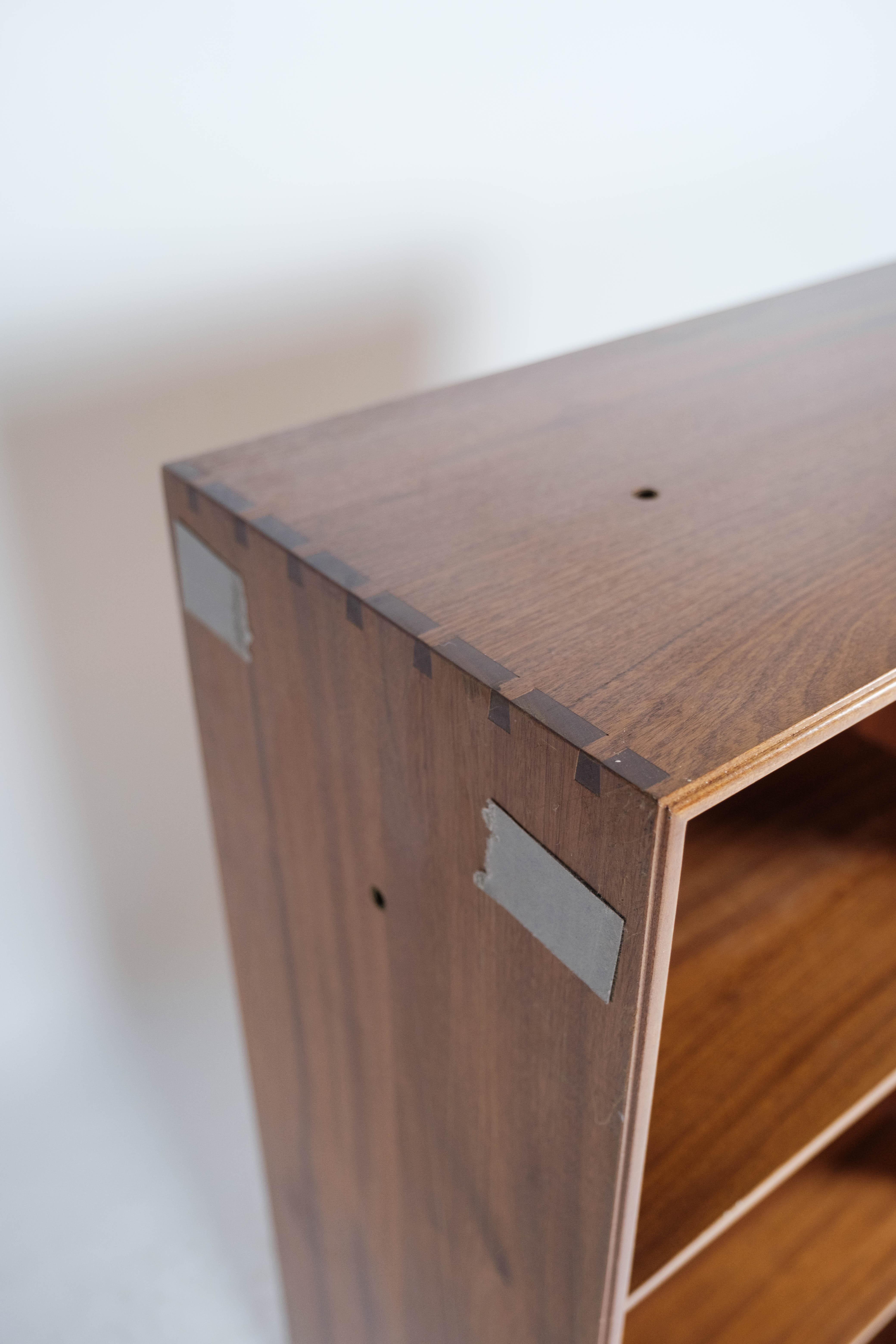 Bookcase in Light Mahogany Designed by Mogens Koch, 1960s In Good Condition For Sale In Lejre, DK