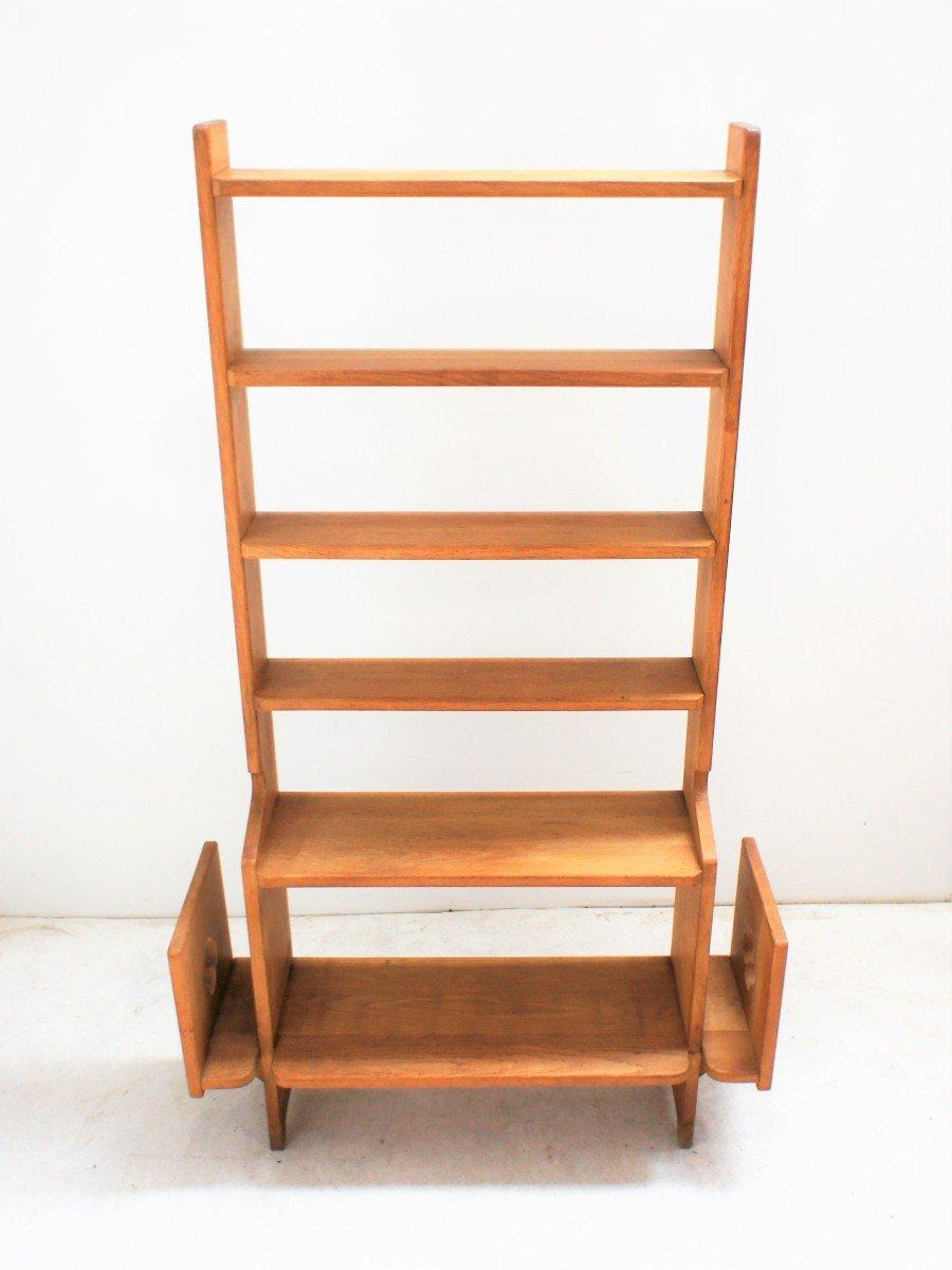 Bookcase in light oak, good condition, some signs of use.