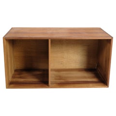 Bookcase In Teak With Tappede Collections, Danish Design From 1960s