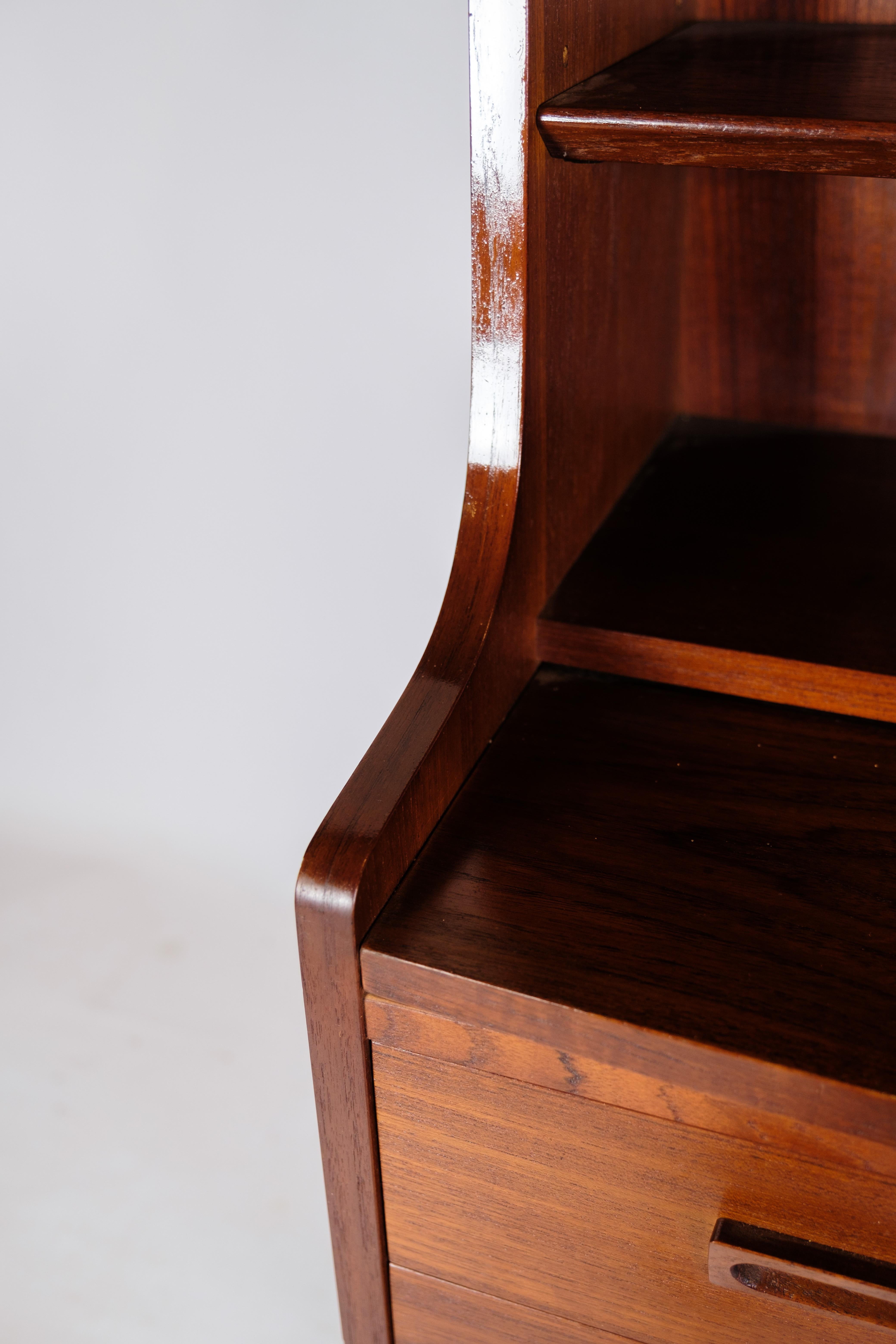Bookcase In Teak Wood by Johannes Sorth manufactored by Bornholms Møbelfabrik For Sale 4
