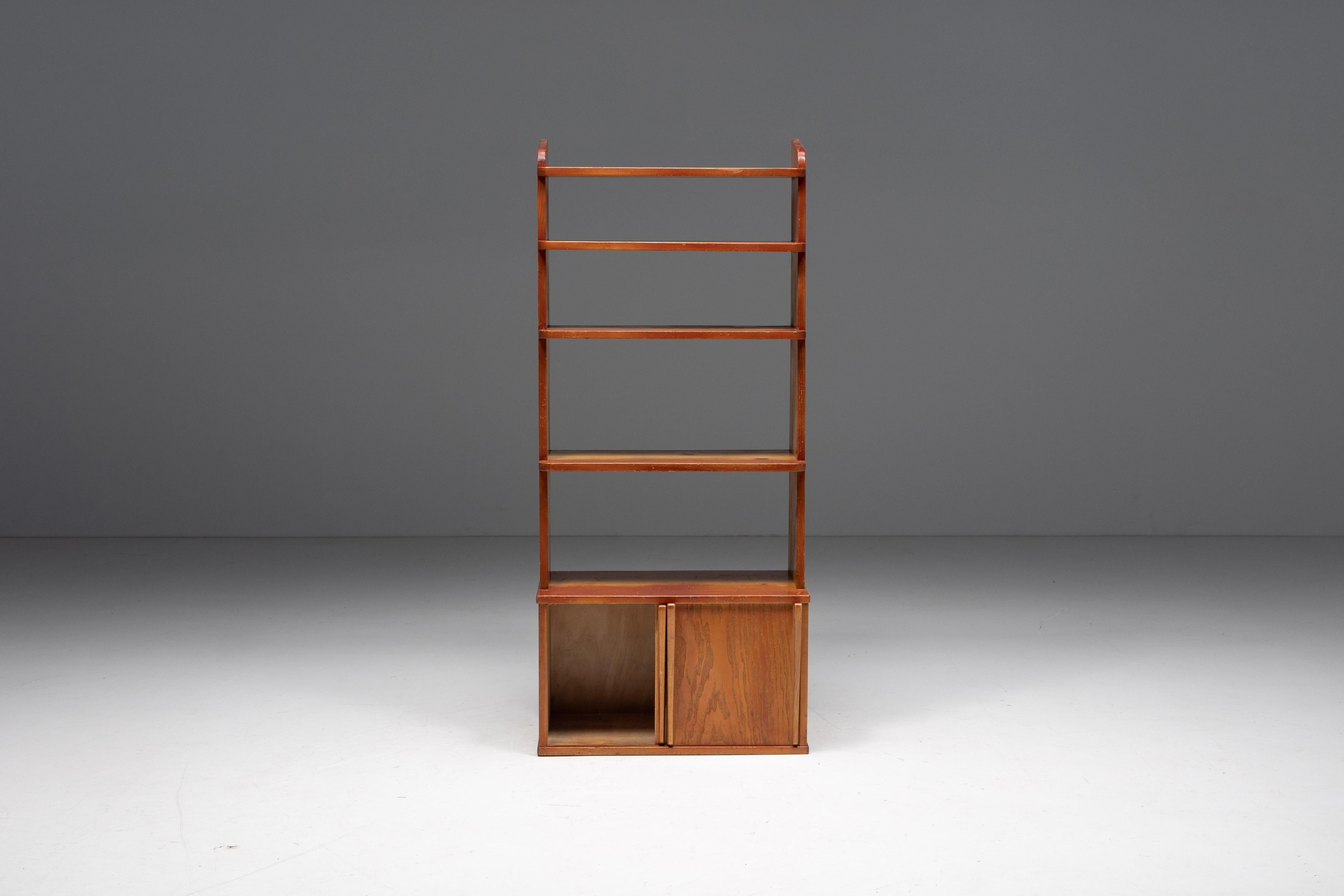 Mid-20th Century Bookcase in the style of Charlotte Perriand, France, 1960s For Sale