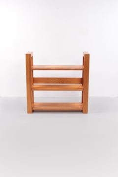 Bookcase in the style of Maison Regain made of elm wood 1970, France