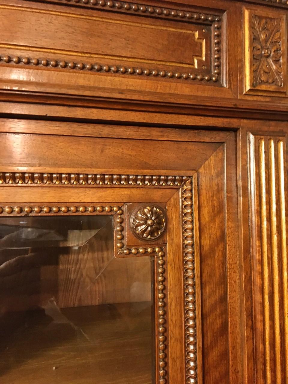 Bookcase in Walnut, French, circa 1890 3