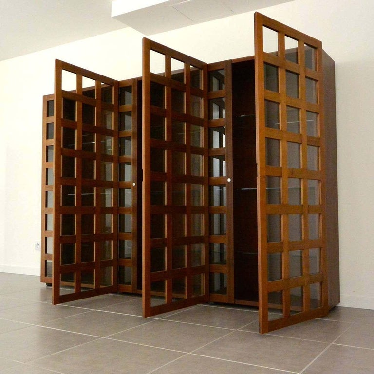 Mid-Century Modern Bookcase LB65 by Marco Zanuso from Poggi 65s For Sale