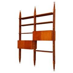 Used Bookcase LB7 by Franco Albini for Poggi in Rosewood & Brass