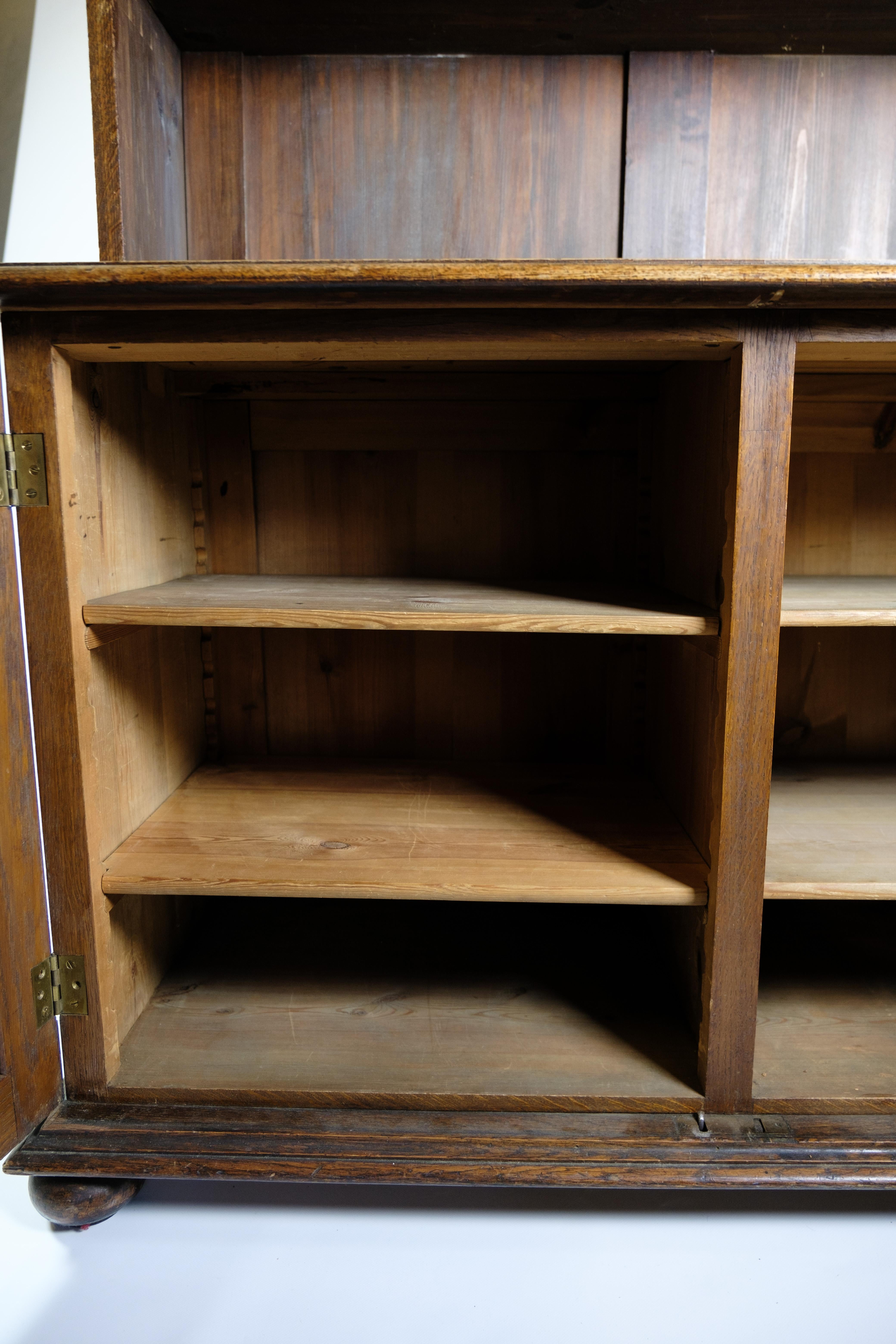 Late 19th Century Bookcase Made In Oak From 1890 For Sale