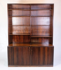 Bookcase Made In Rosewood By Frode Holm For Illums Bolighus Copenhagen From 1960