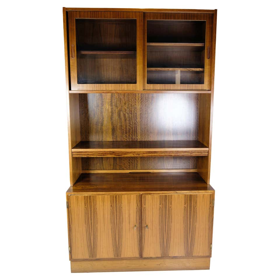 Bookcase Model 35 Made In Rosewood By Omann Jun. Furniture Factory From ...