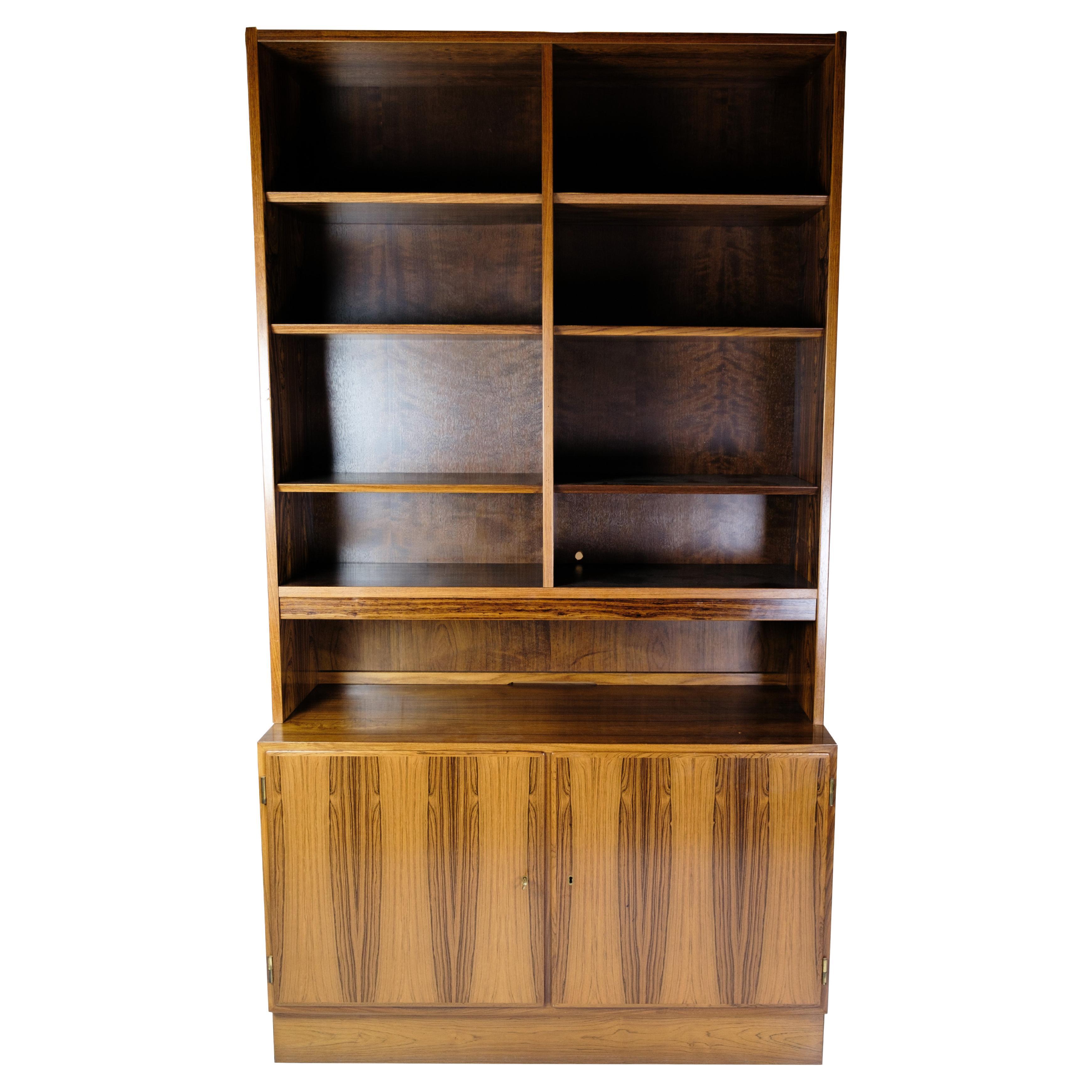 Bookcase Made In Rosewood Made By Hundevad Furniture From 1960s For Sale