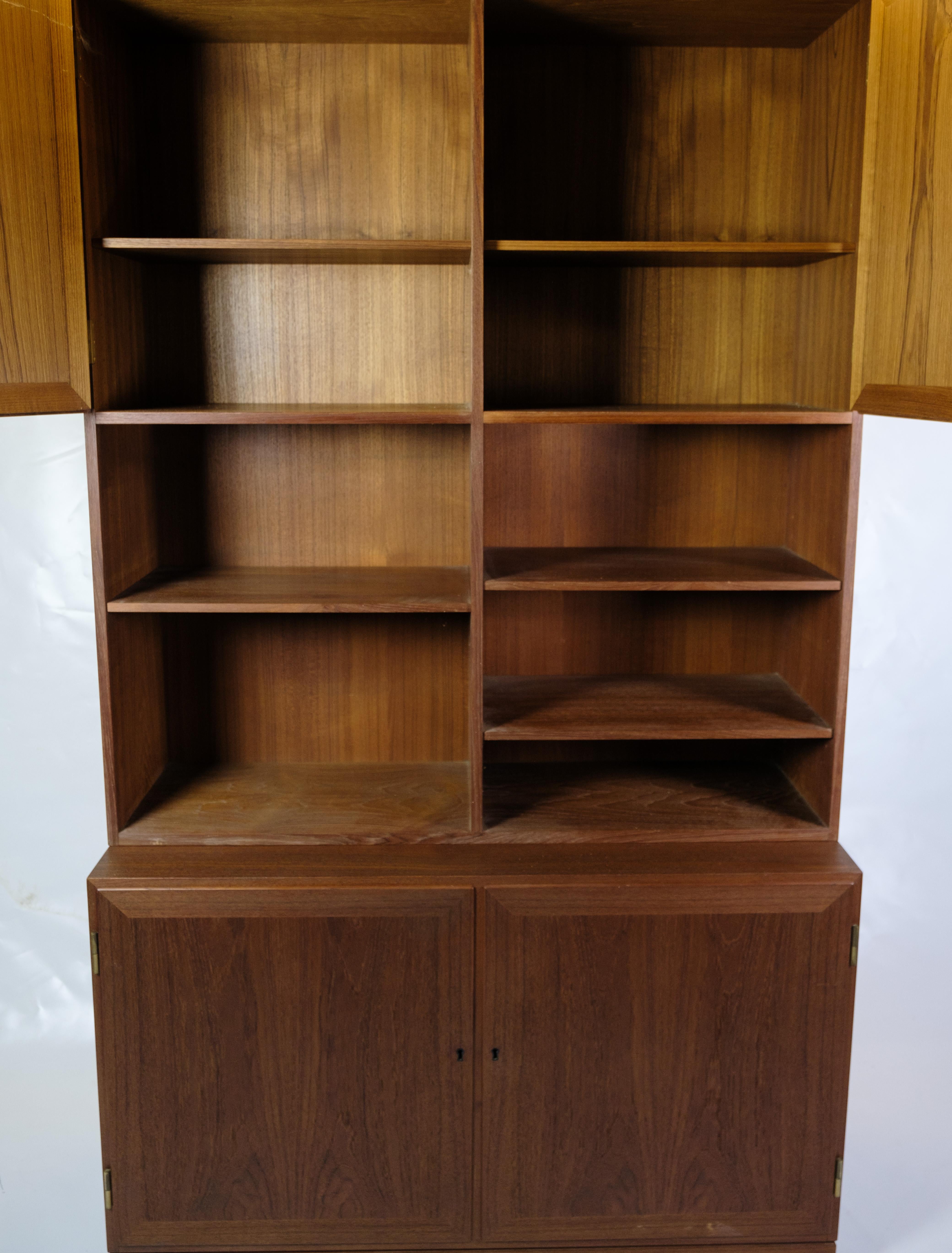 Mid-20th Century Bookcase Made In Teak, Danish design From 1960s For Sale