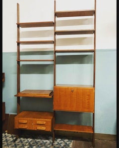 Bookcase Mid-Century Modern by Isa Bergamo Italy 1960s