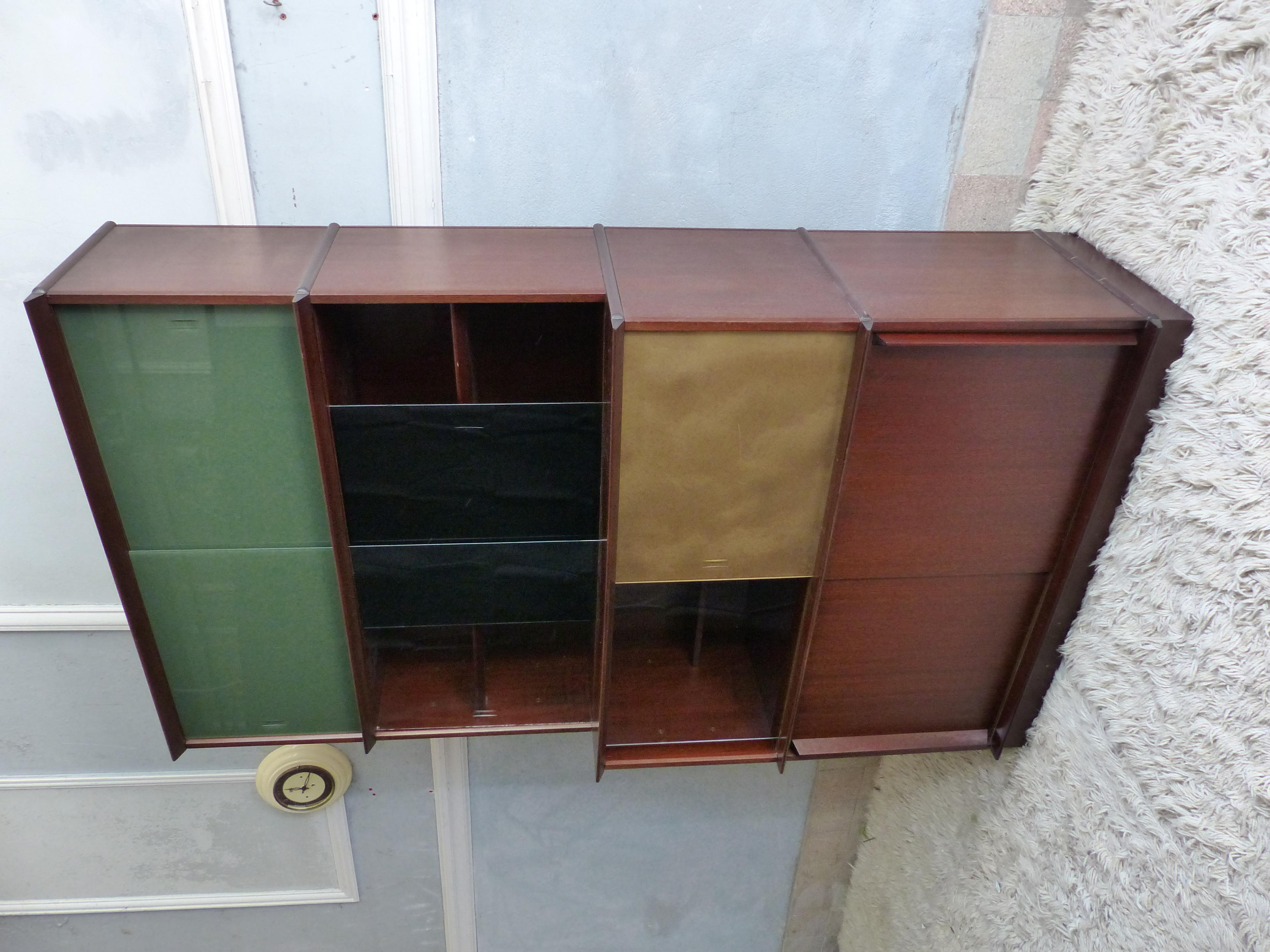 Bookcase Midcentury Oscar by Didier Rozaffy For Sale 1