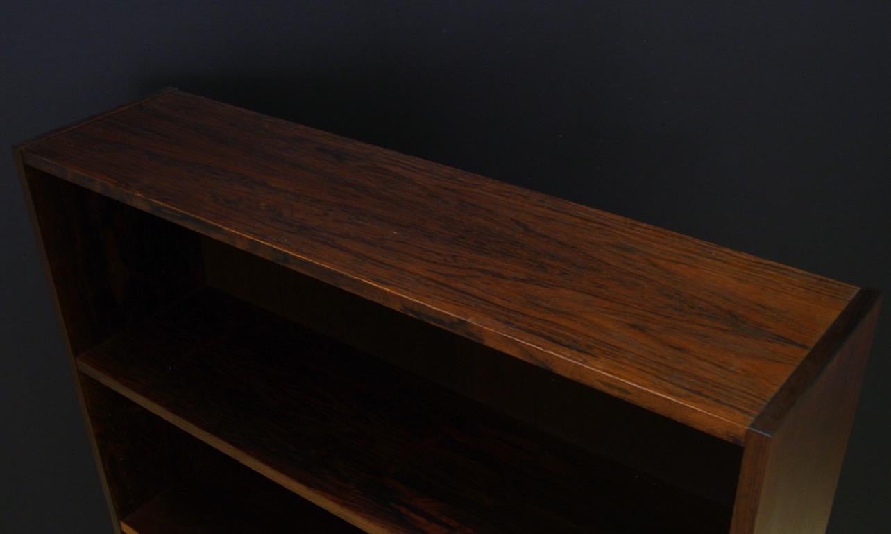 Bookcase Midcentury Vintage Rosewood In Good Condition In Szczecin, Zachodniopomorskie