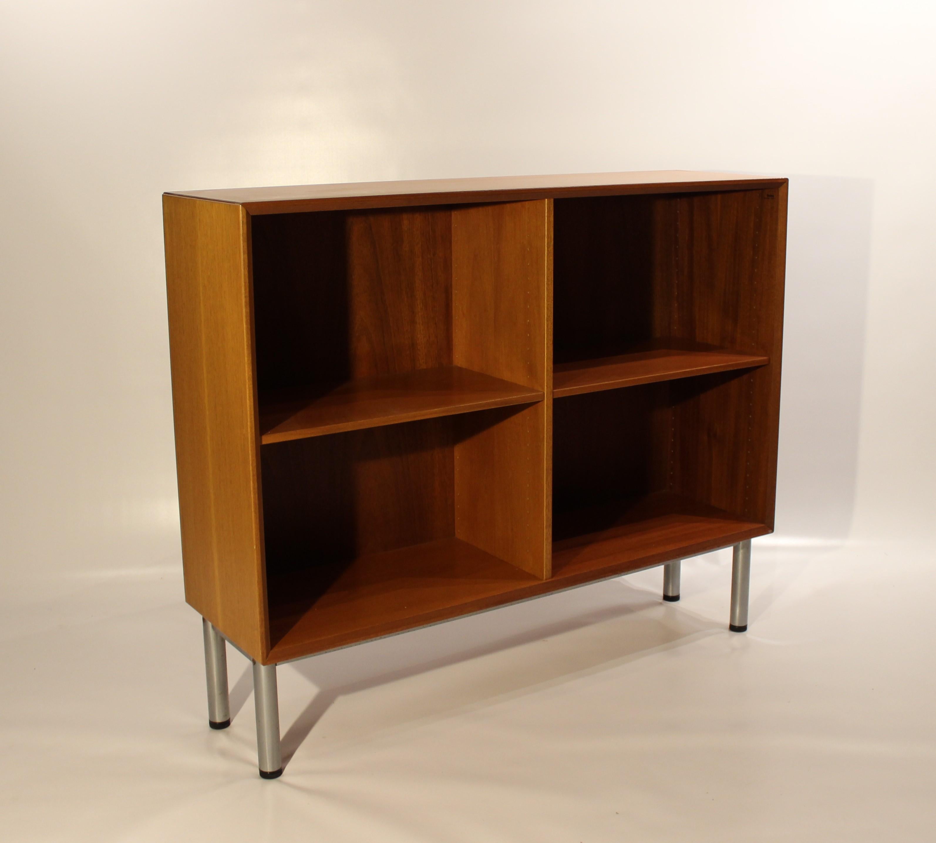 Scandinavian Modern Bookcase of Light Mahogany and Danish Design from the 1960s