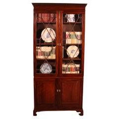 Bookcase or Showcase Cabinet in Mahogany from the 19th Century-England