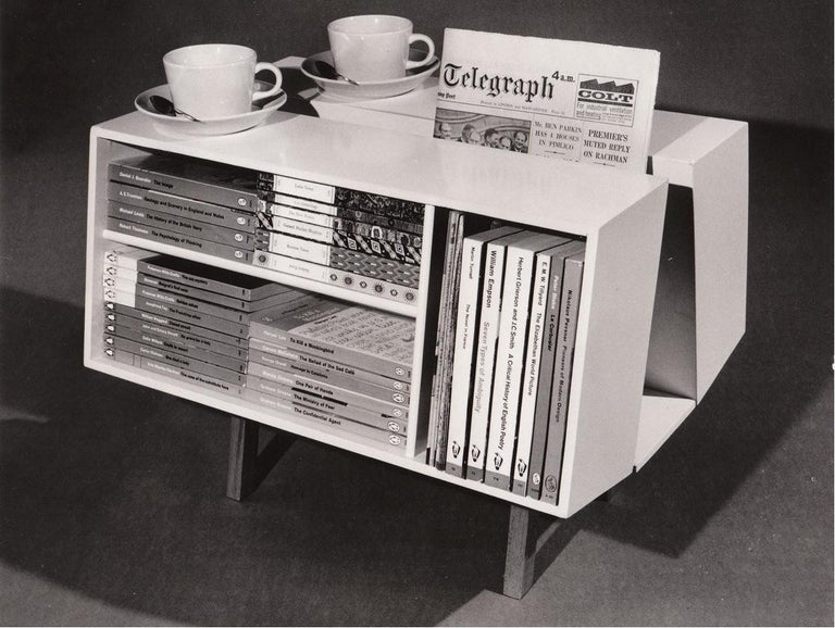 Bookcase Penguin Donkey Mark 2 for Isokon by Ernest Race, Uk 1963 at