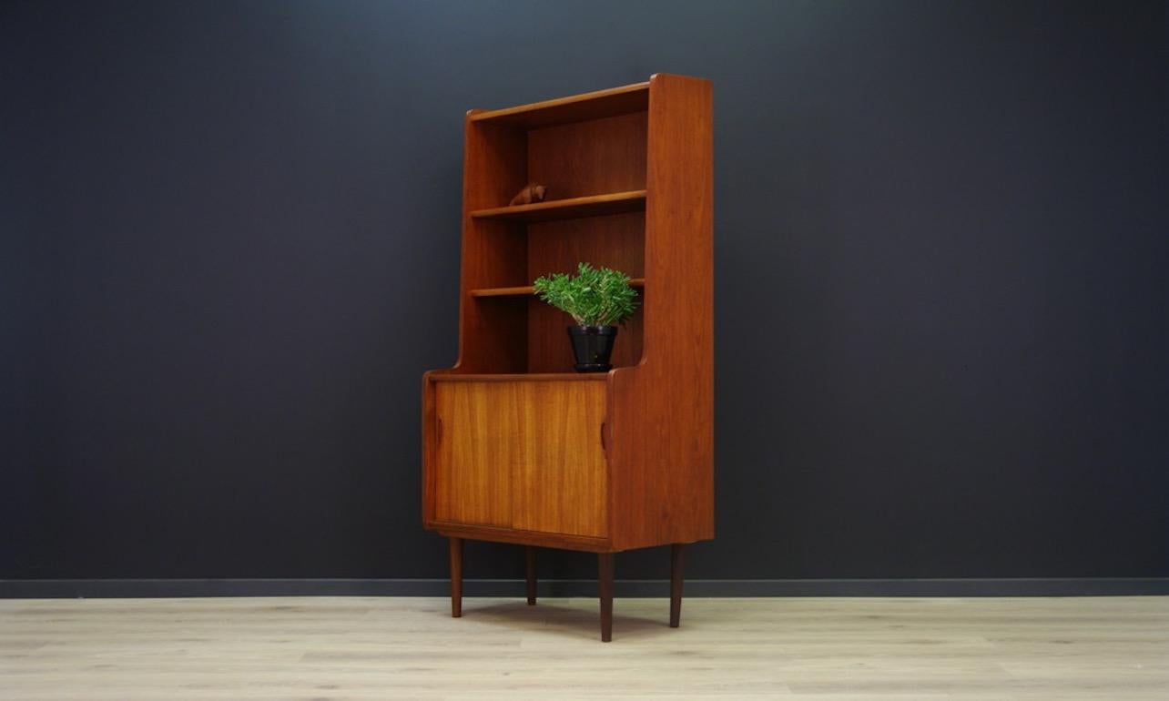 Veneer Bookcase Retro Teak Danish Design Vintage