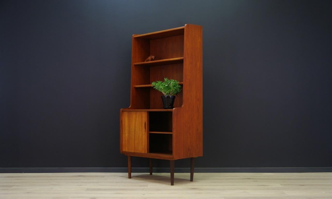 Bookcase Retro Teak Danish Design Vintage In Good Condition In Szczecin, Zachodniopomorskie