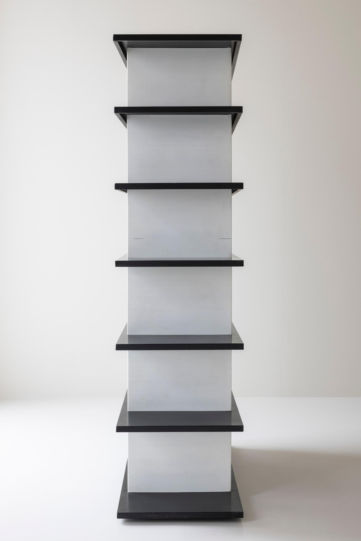 Bücherregal / Raumteiler von Wim Rietveld für De Bijenkorf, Niederlande, 1960er Jahre (Metall) im Angebot