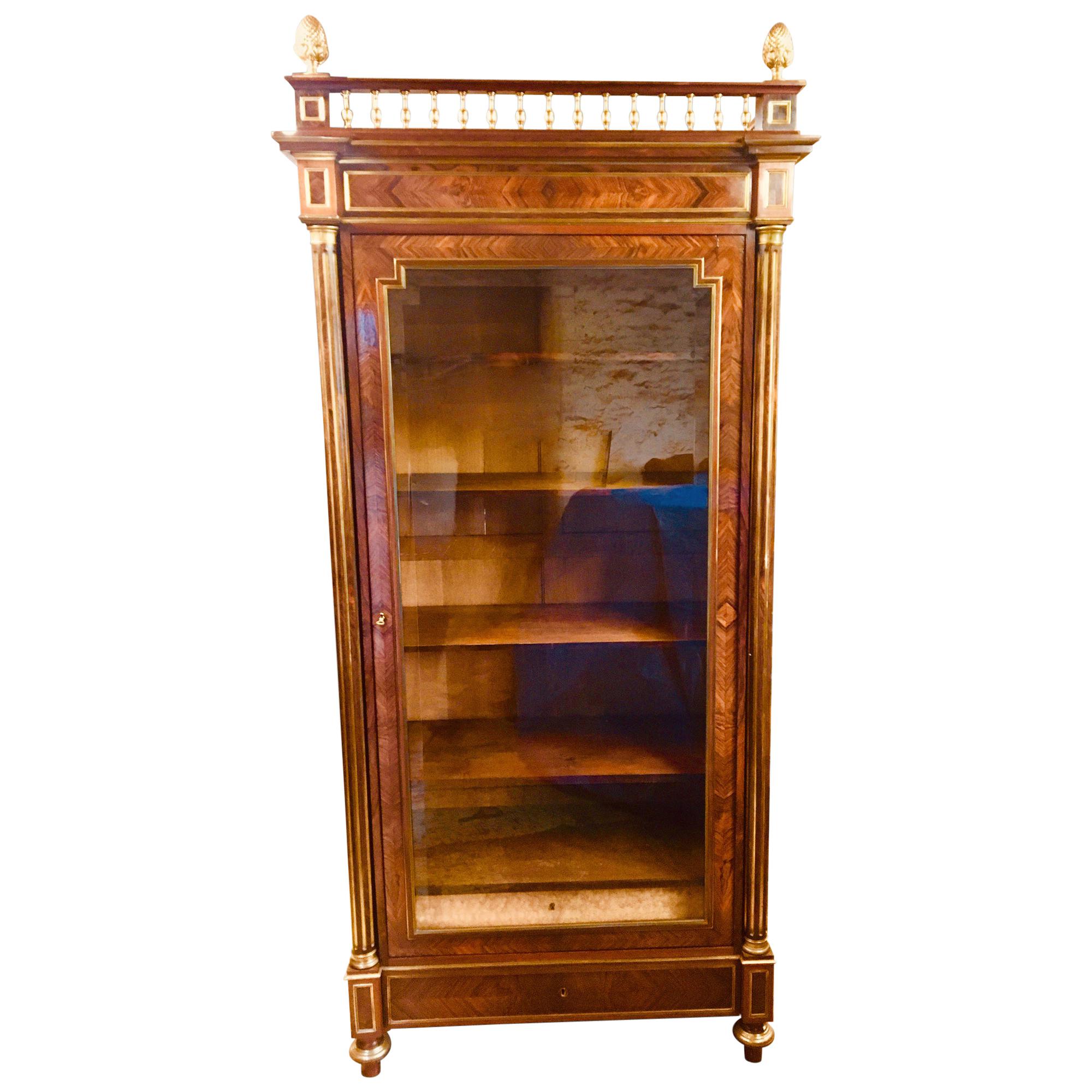 Bookcase, Rosewood Bookcase, French, circa 1880 For Sale at 1stdibs