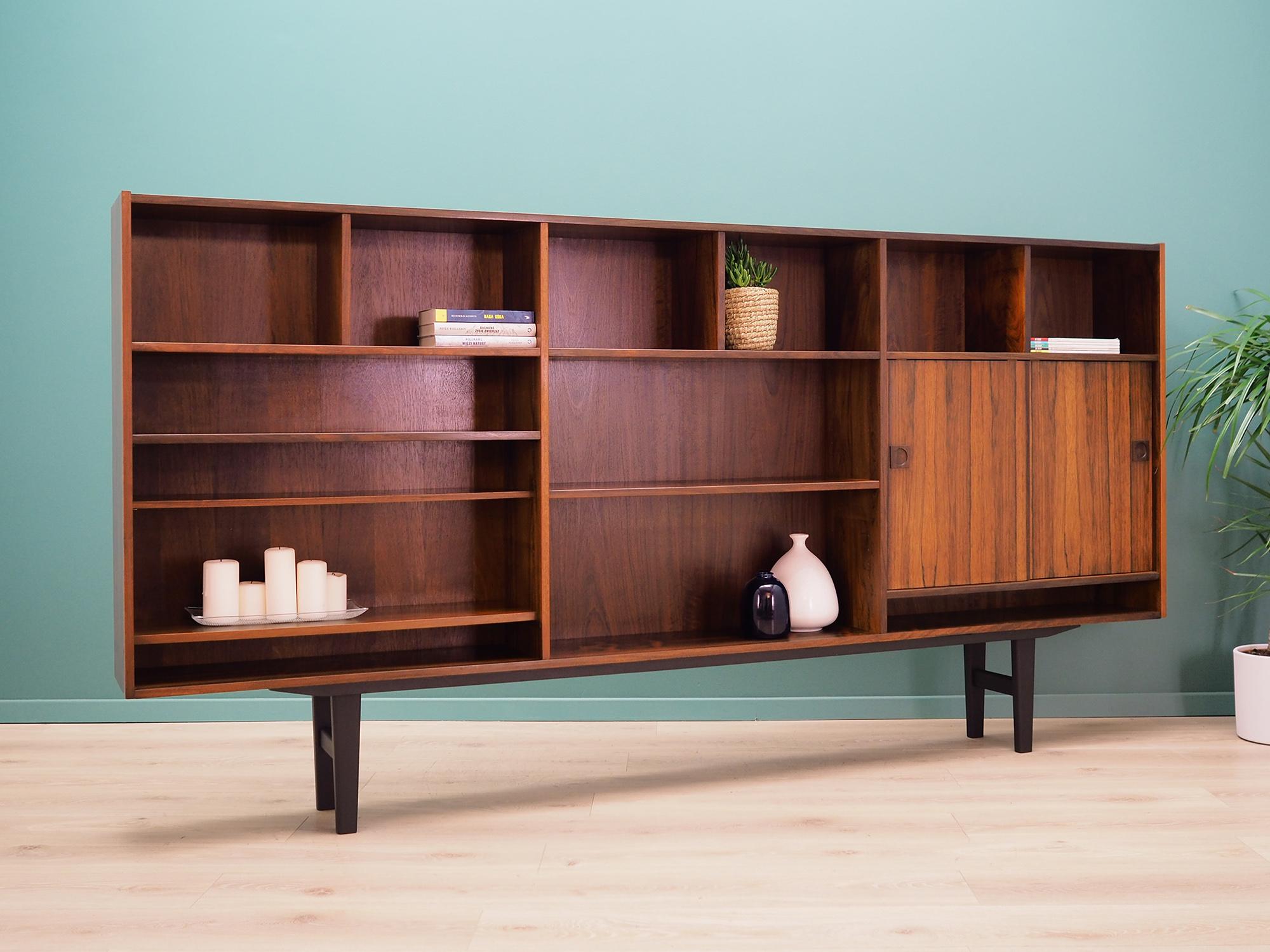 Scandinavian Modern  Bookcase Rosewood, Danish Design, 1960s, Producer Farsø