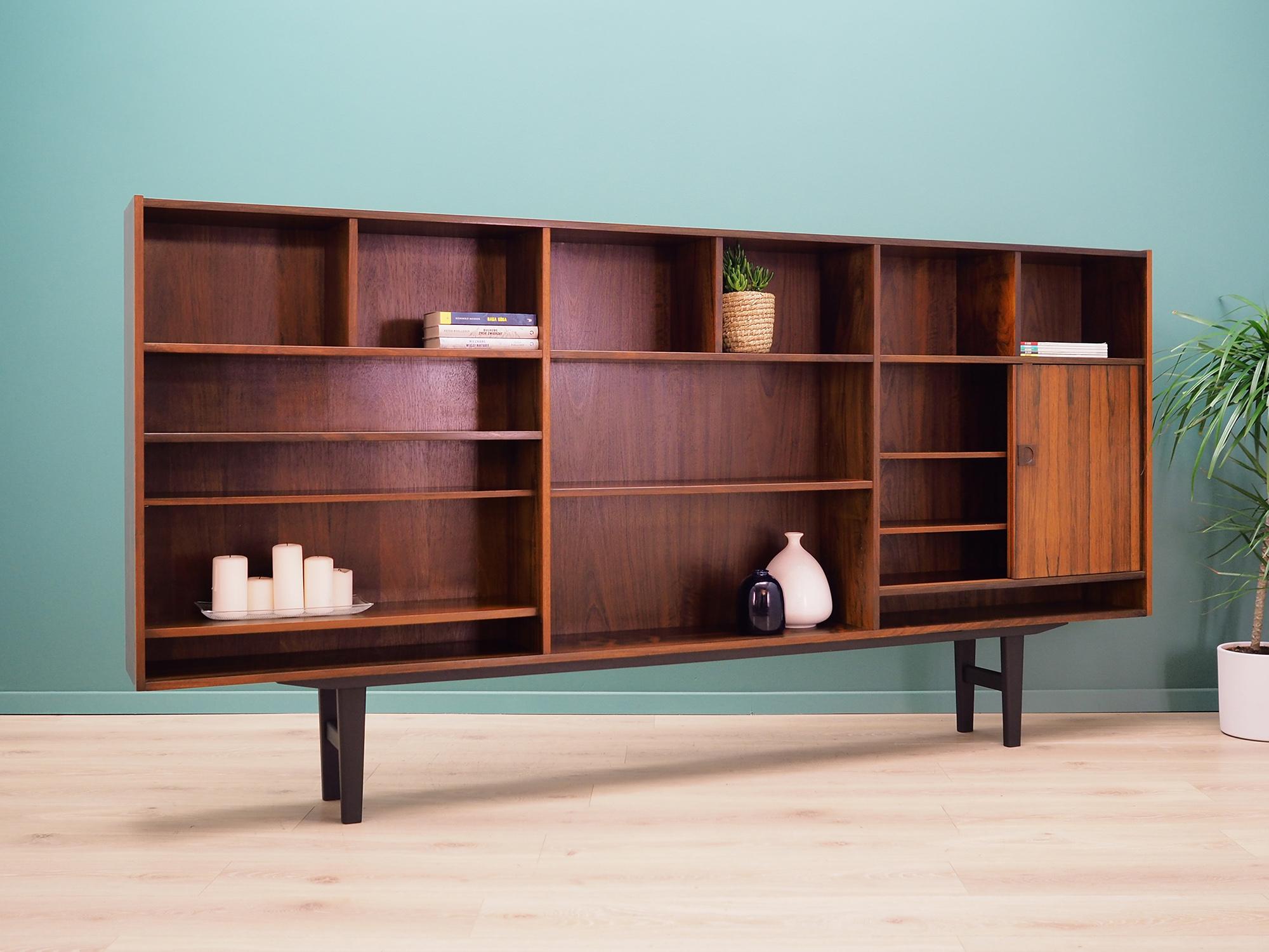 Veneer  Bookcase Rosewood, Danish Design, 1960s, Producer Farsø