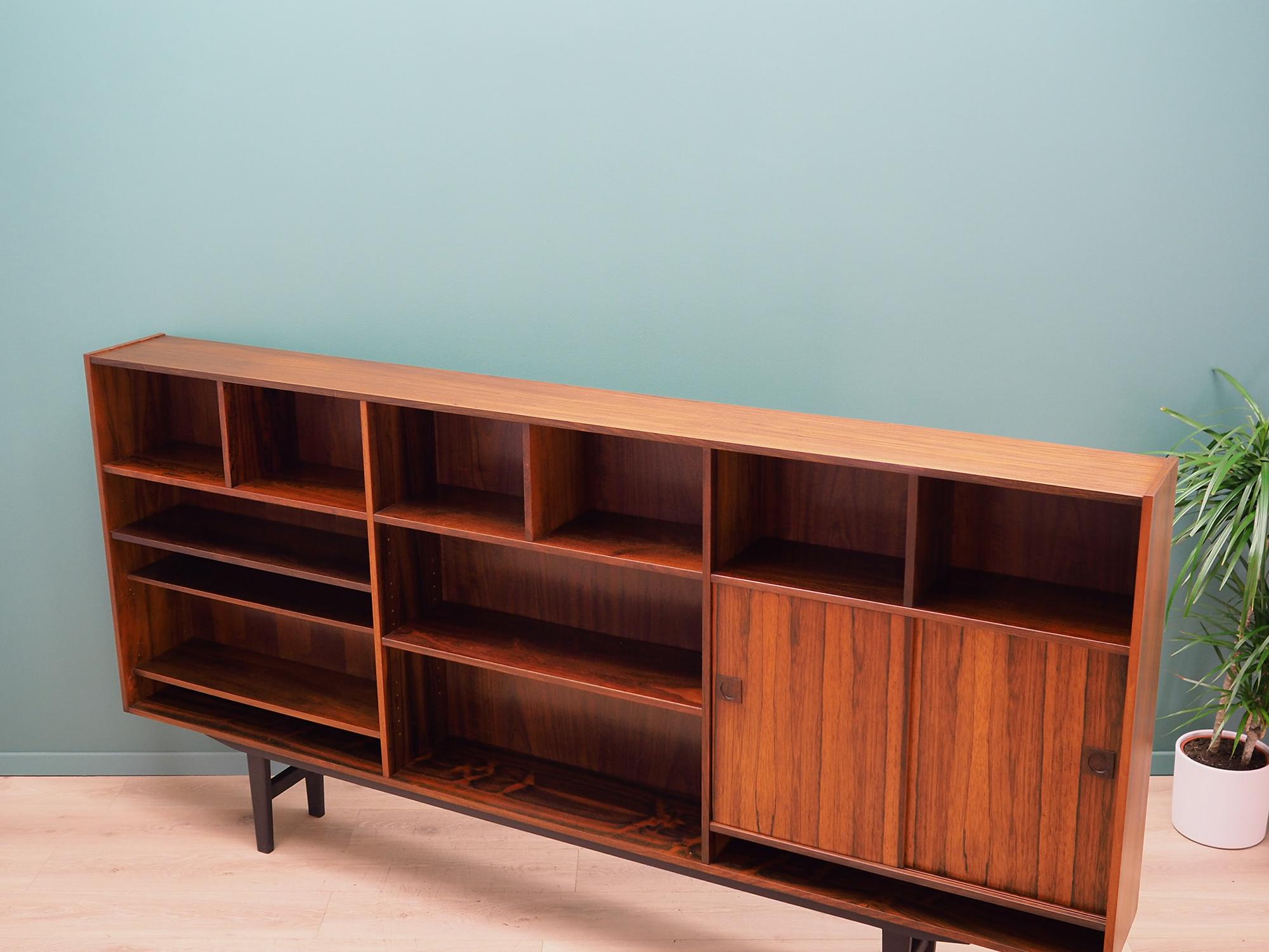 Mid-20th Century  Bookcase Rosewood, Danish Design, 1960s, Producer Farsø