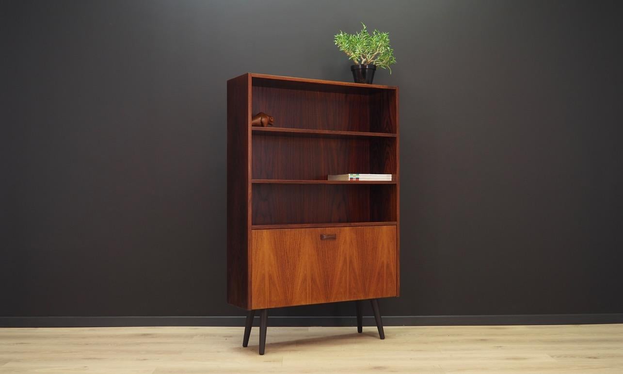 Bookcase Rosewood Vintage 1960-1970 Retro (Moderne der Mitte des Jahrhunderts)