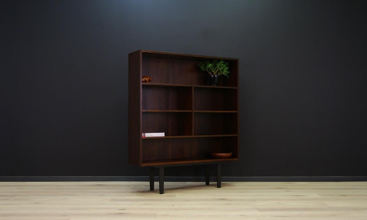 Mid-Century Modern Bookcase Rosewood Vintage Danish Design
