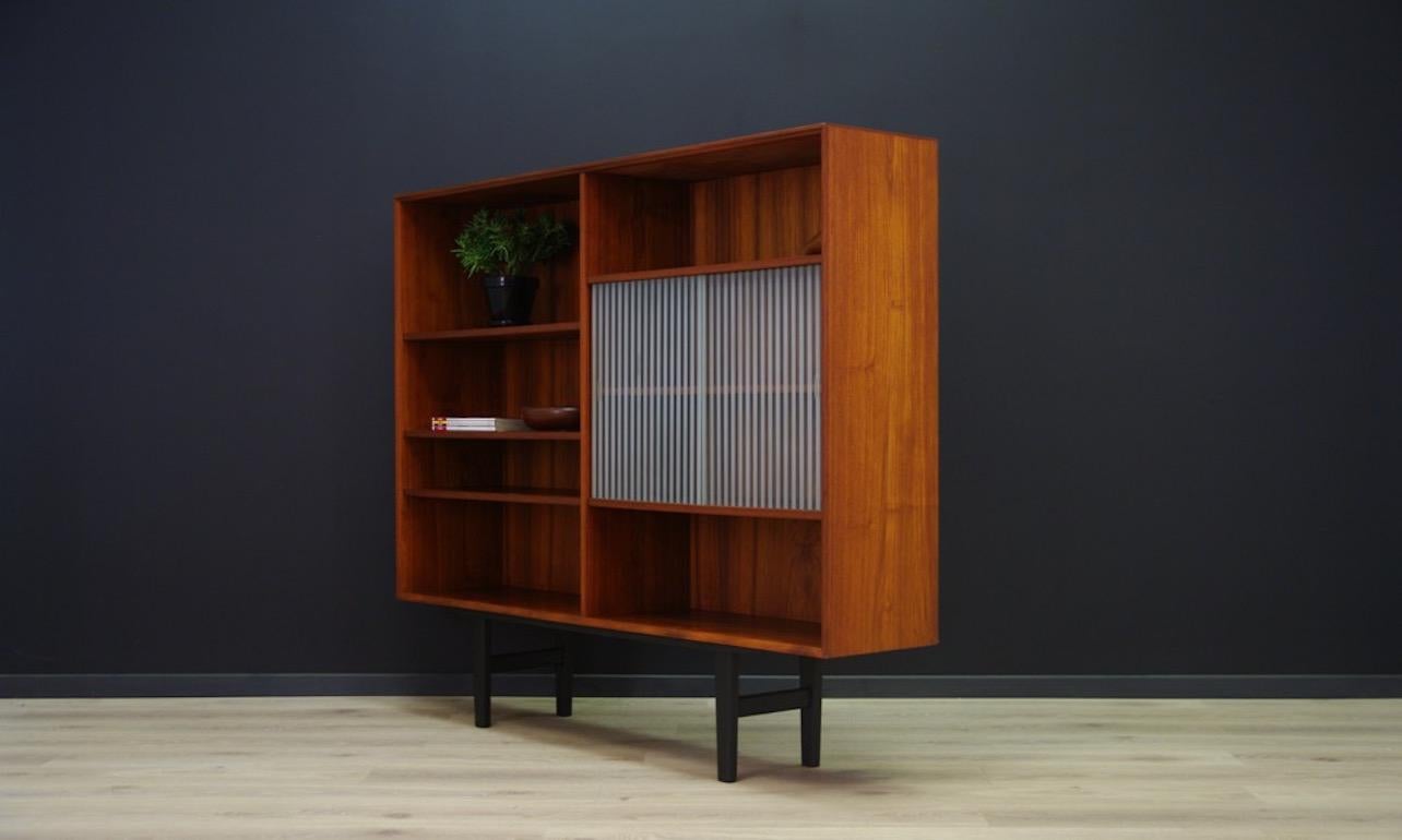 Mid-Century Modern Bookcase Scandinavian Design Retro Teak