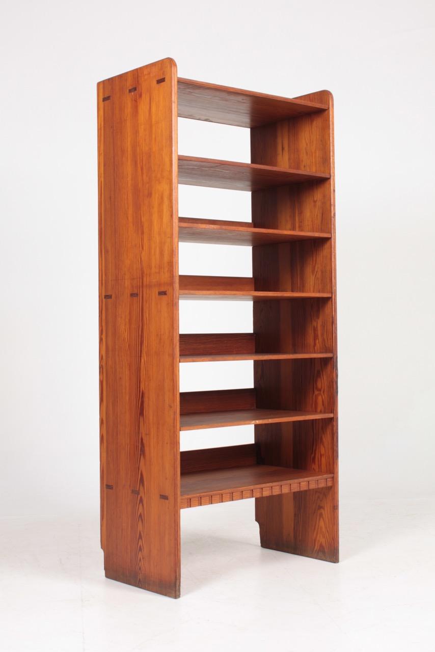 Bookcase Solid in Patinated Pine Designed by Martin Nyrop for Rud Rasmussen 1