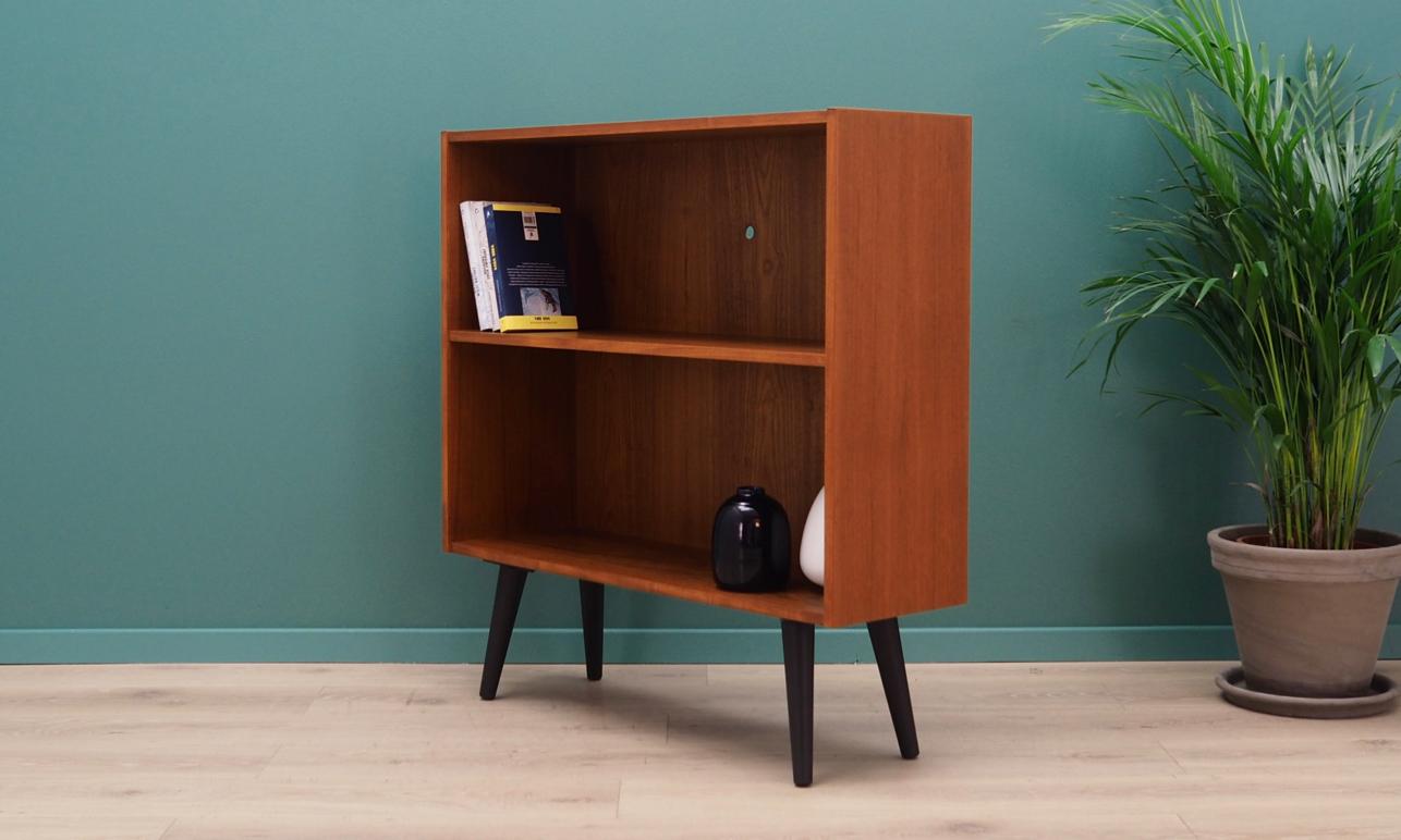 Veneer Bookcase Teak 1960s Danish Design Retro
