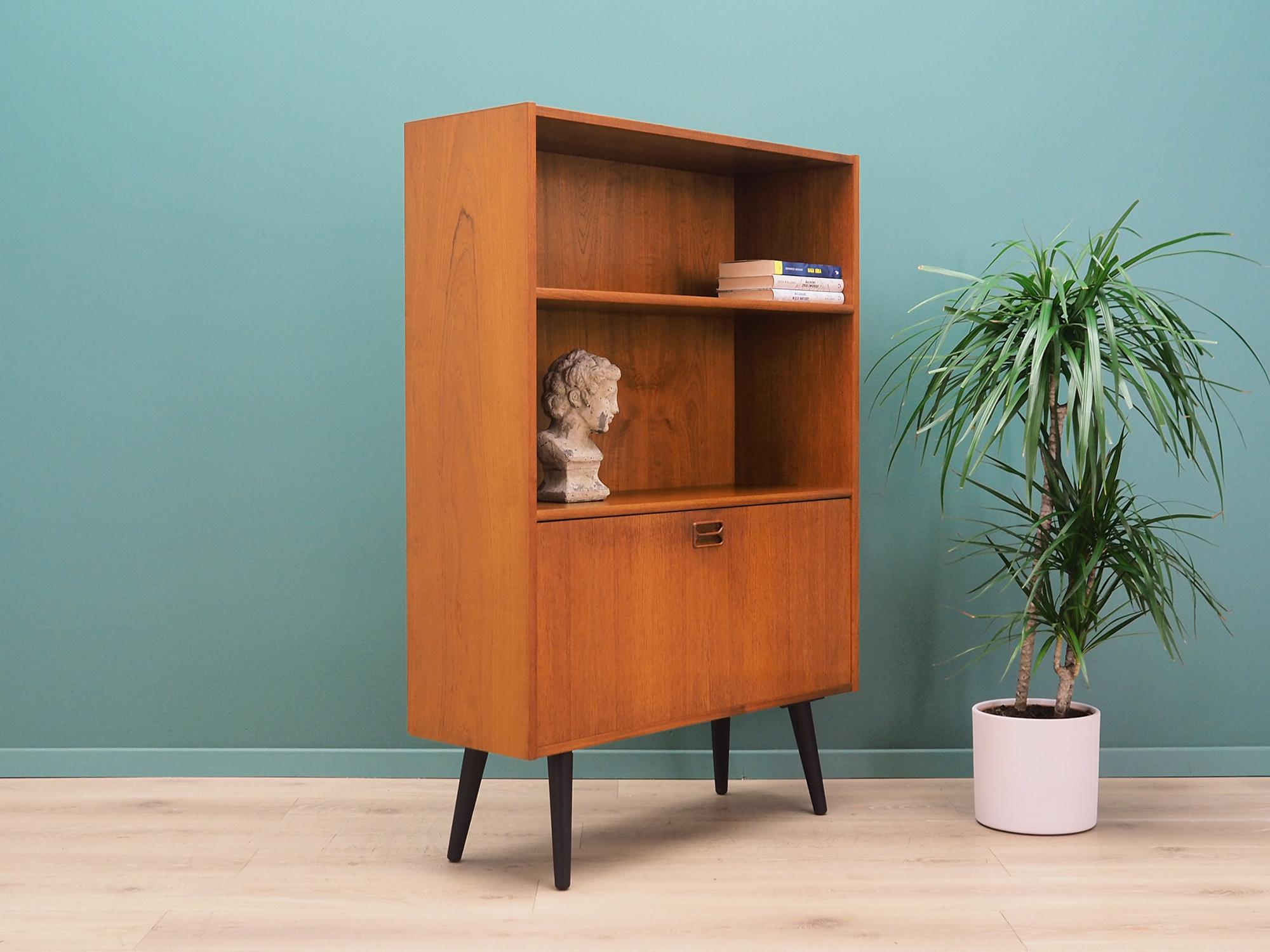 Scandinavian Modern Bookcase Teak, Danish Design, 1960s
