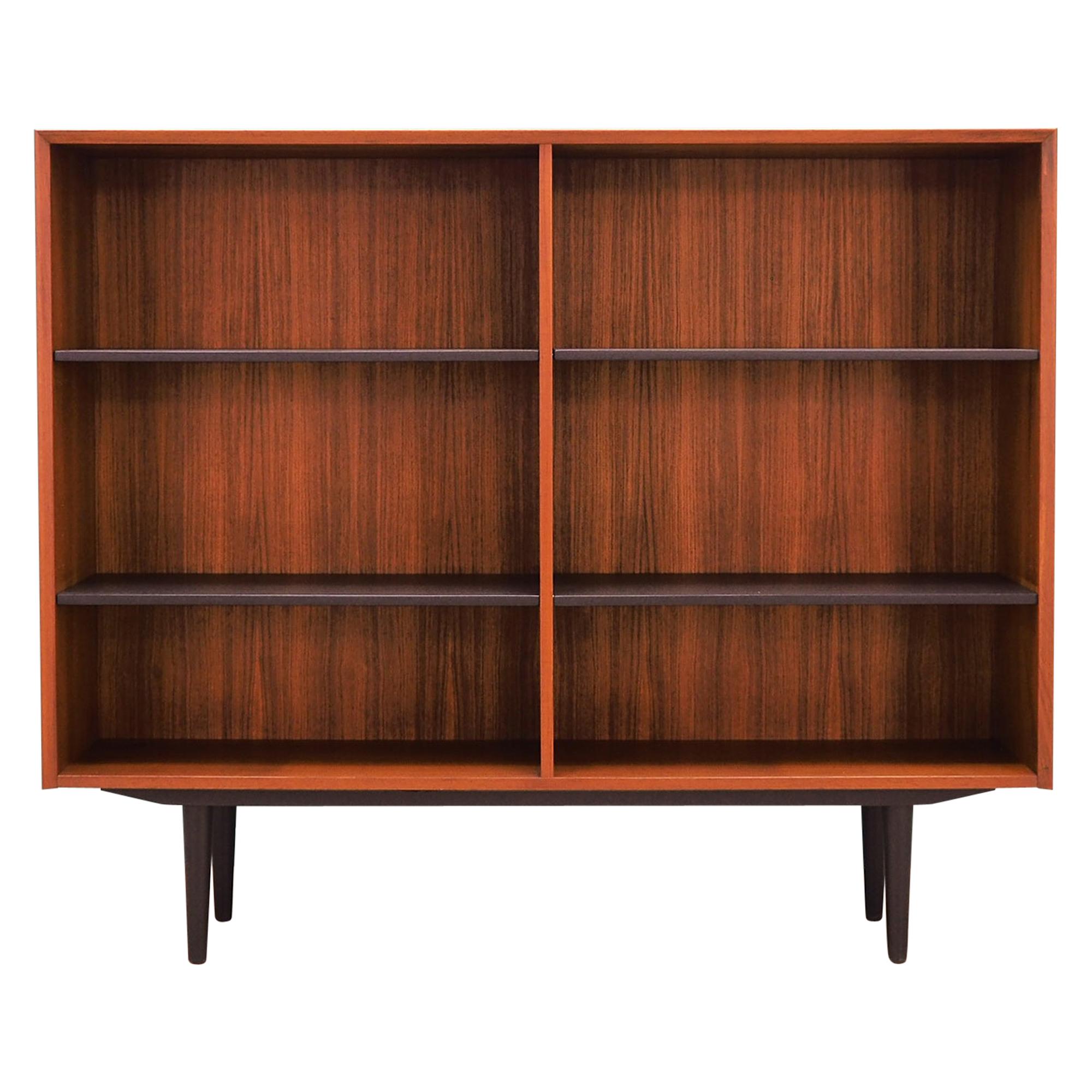 Bookcase Teak, Danish Design, 1970s, Producer Brouer For Sale