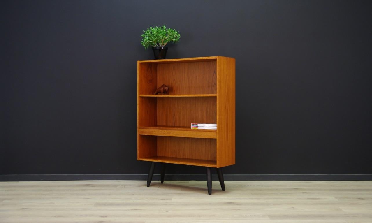 Scandinavian Bookcase Teak Midcentury Danish Design