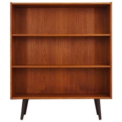 Bookcase Teak Vintage Danish Design, 1960s-1970