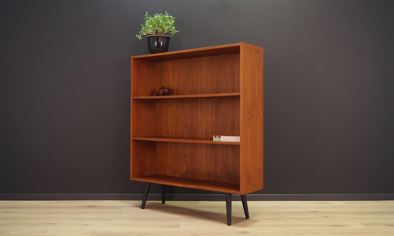 Scandinavian Bookcase Teak Vintage Danish Design, 1960s-1970