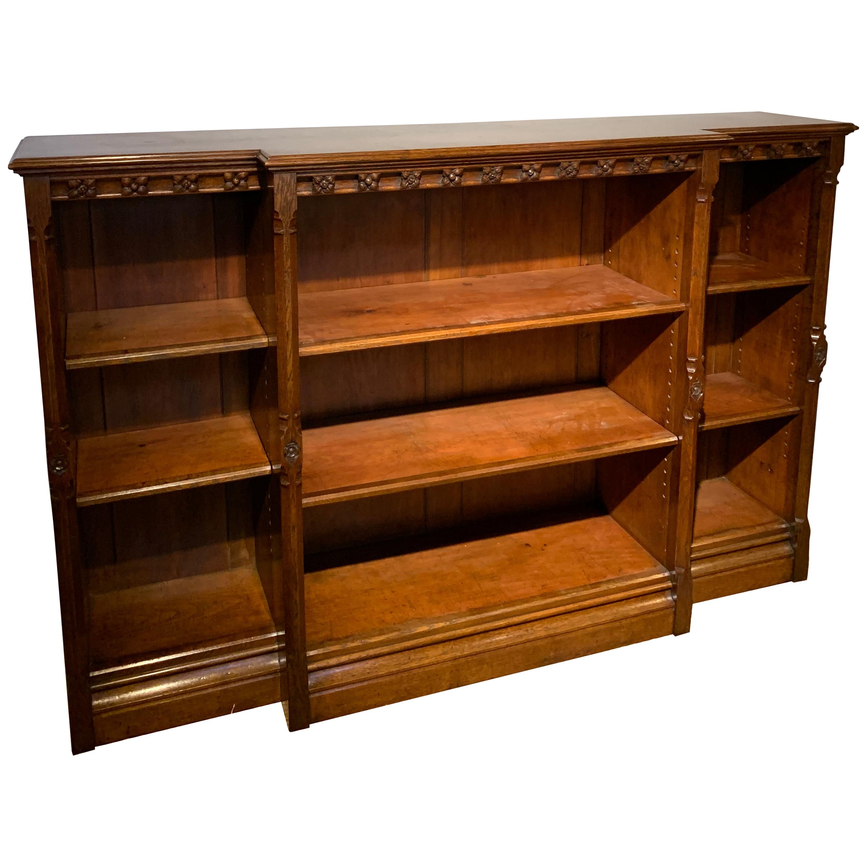 Bookcase, Victorian Gothic Style at 1stDibs gothic bookcase, gothic style bookcase