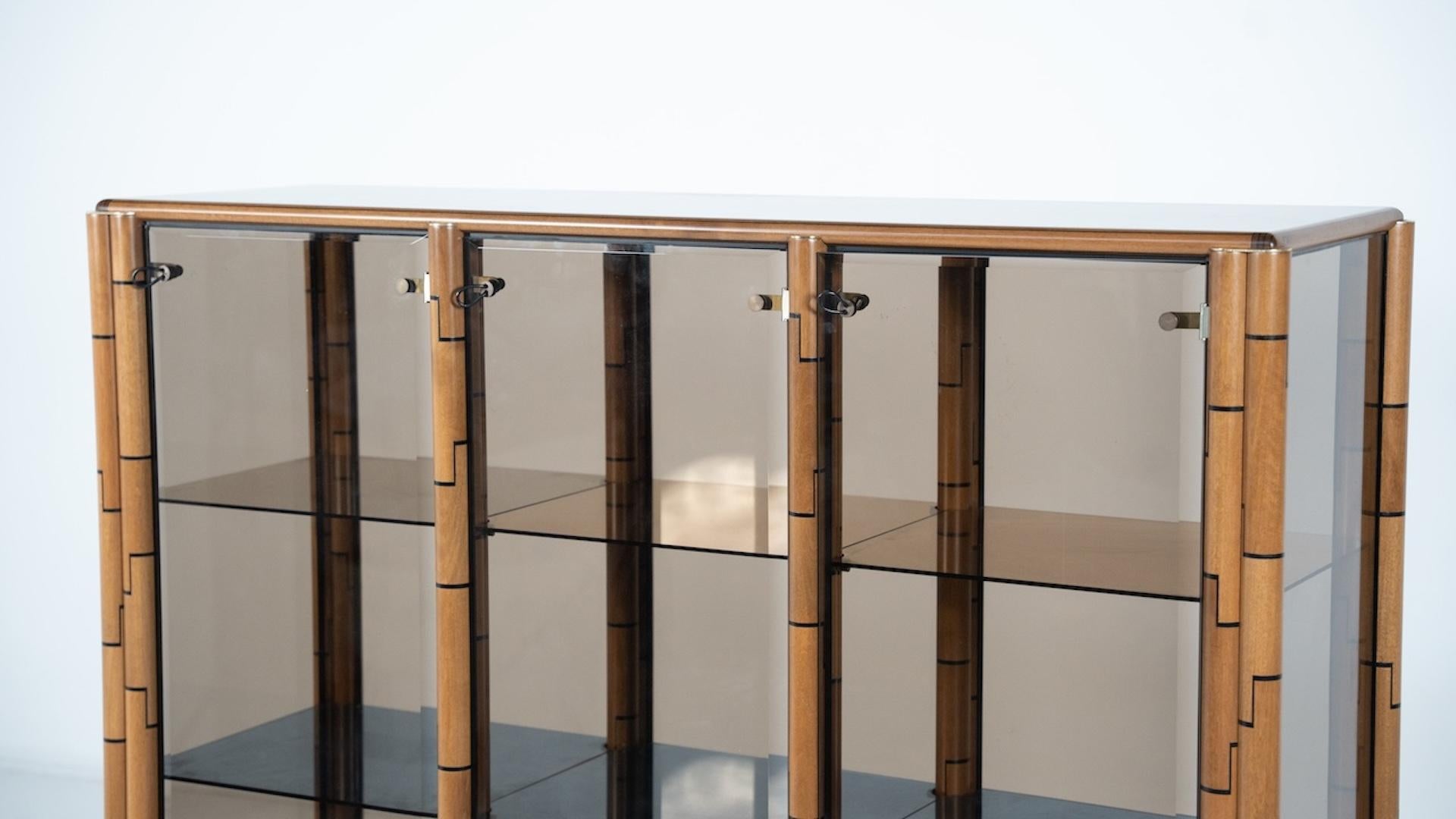 Mid-Century moderno Libreria/Vetrina di Tobia Scarpa & Tobia Scarpa per Maxalto, anni '70 in vendita