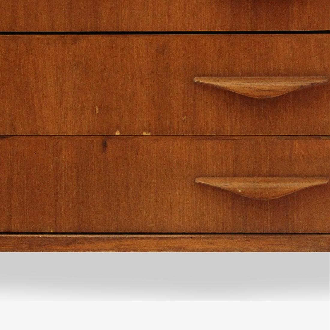Bookcase with 2 Drawers and Shelves, 1960s 4