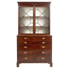 Bookcase with drawer desk