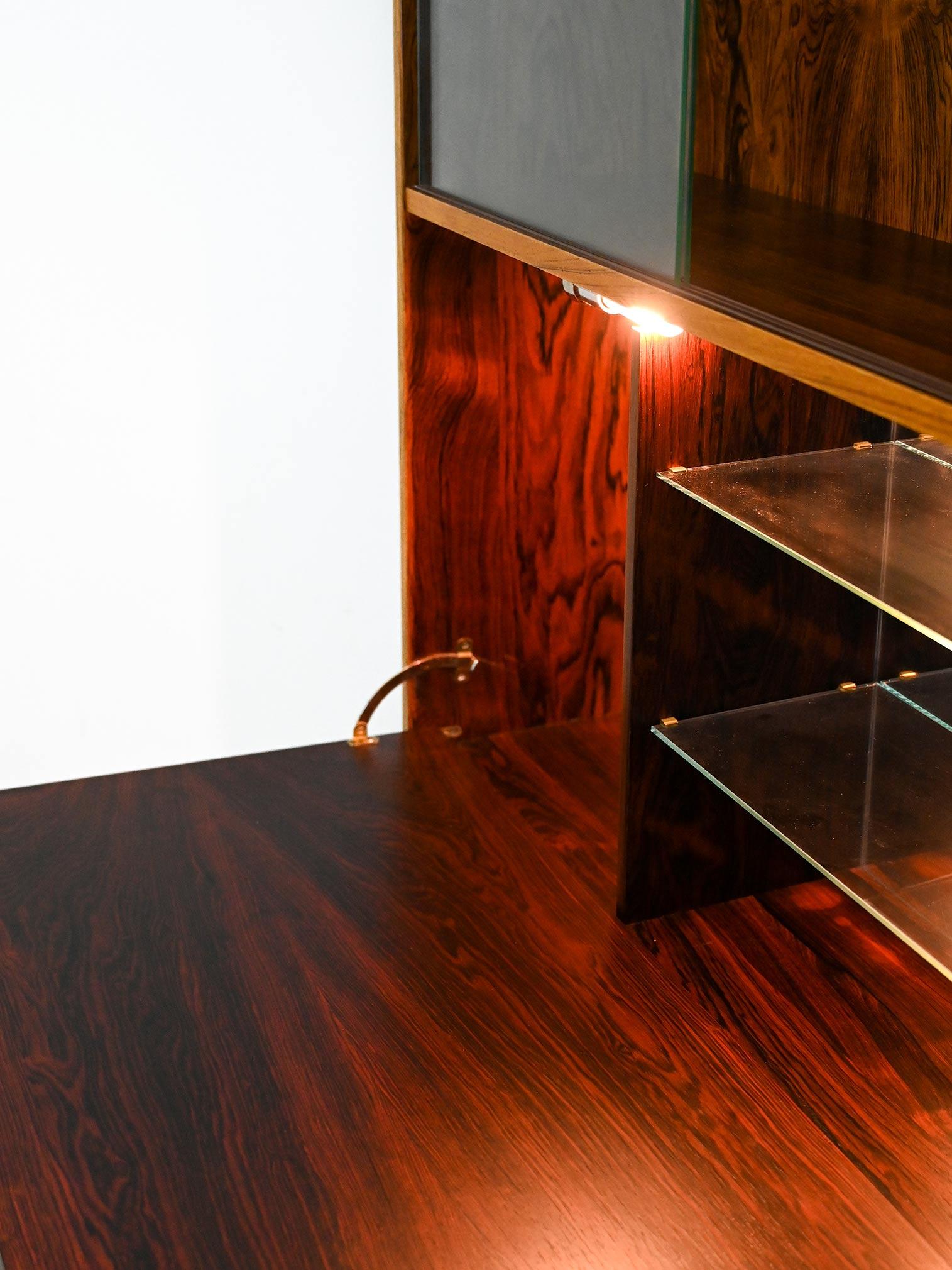 Bookcase with Drop-Down Desk 1