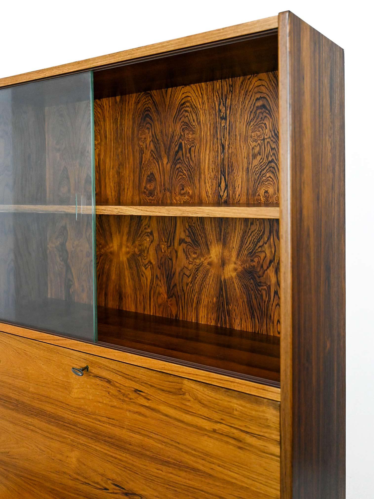 Bookcase with Drop-Down Desk 4