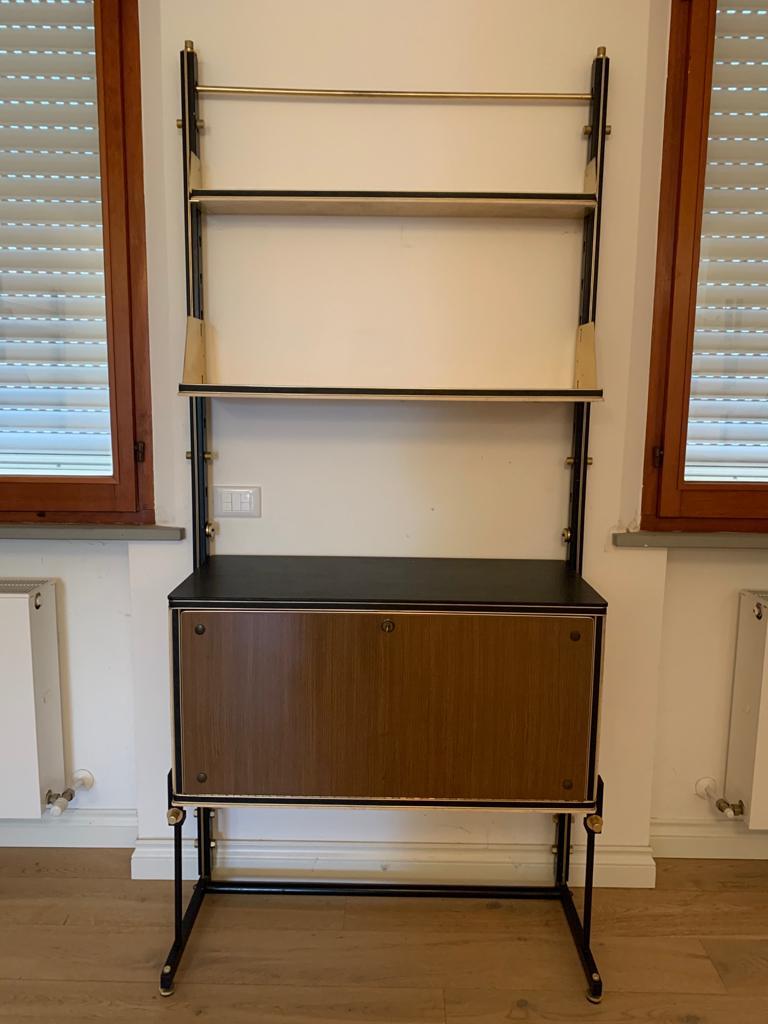 Bookcase with Flap Compartment by Umberto Mascagni, 1950s For Sale 4