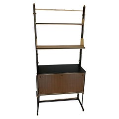 Vintage Bookcase with Flap Compartment by Umberto Mascagni, 1950s