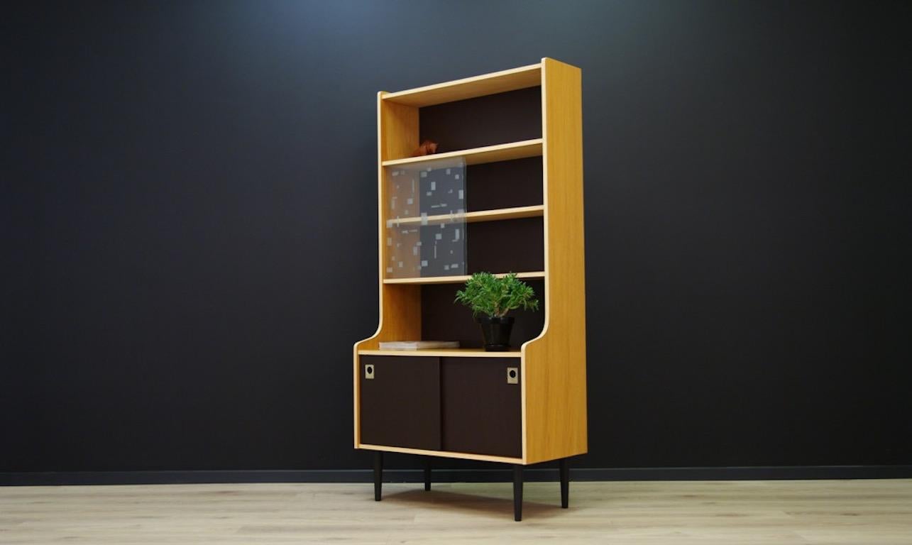 Bookcase with Glass Danish Design Midcentury 3